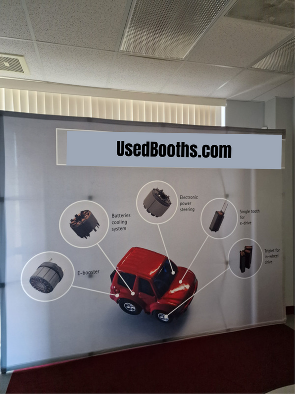 Recently Sold Used Booth! - 10x8ft Tension fabric Structure