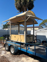 Recently Sold Used Booth! - Roll up door mall kiosks