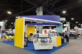 Recently Sold Used Booth! - Premium 20x20 Hardwall Panel Island Booth