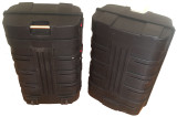 Recently Sold Used Booth! - Trade Show Case, Wheeled Podium and Equipment Container, 2 Pieces