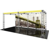 Get Noticed from Every Angle: Stunning 3D Orbus Luna 2 Trade Show Booth for Sale!