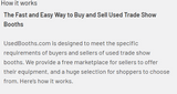 Join Thousands of Satisfied Customers: Discover How UsedBooths.com Makes Selling Your Used Booth Easy