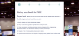 The Key to a Seamless Sale: Completing Your Booth Listing with Precision