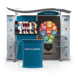 Recently Sold Used Booth! - 10x10 Wave Canopy Display