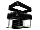 Recently Sold Used Booth! - Heavy duty 20 X 30  Truss with Hanging Sign