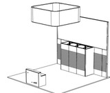 Recently Sold Used Booth! - 20x20-30' Deluxe Hard wall Trade Show Booth For Sale
