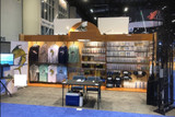 Recently Sold Used Booth! - 20' Wood finish panel booth In Excellent - Like New Condition