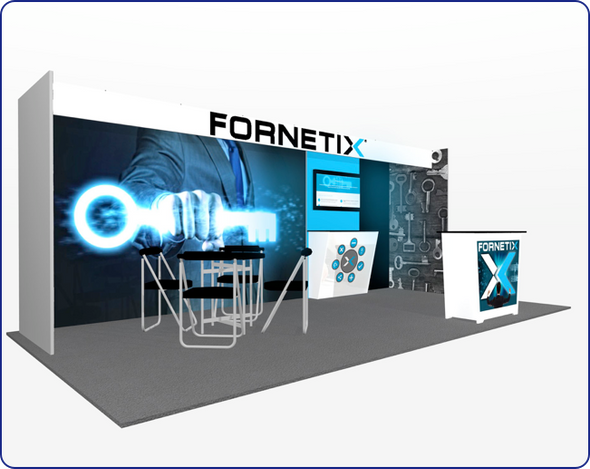 Linear Turnkey Rental Booth 10 x 20 ML73.2