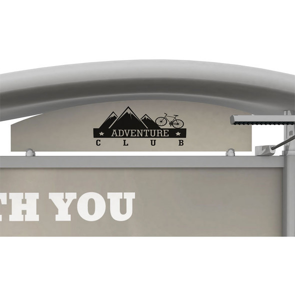 Metal Fusion Graphic Header for Timberline 7.63 x 39.5 Header Right