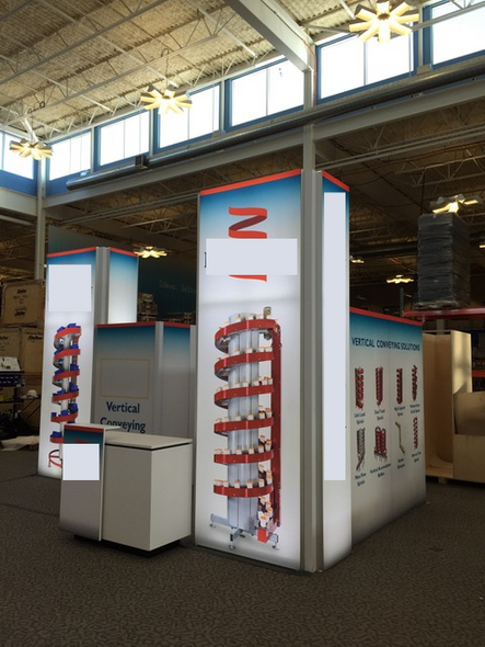 Skyline Modular Booth with layouts for 20X20 and 20X30