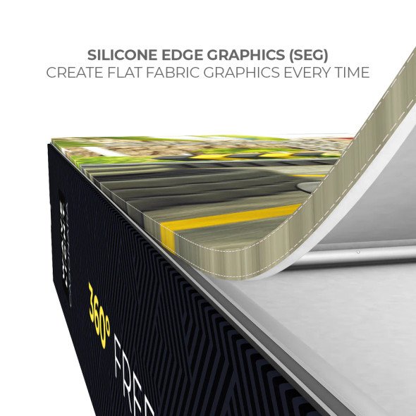 Accessories: 8ft WaveLite Casonara SEG LightBox Custom Single Front/Back Panel Graphic Package!