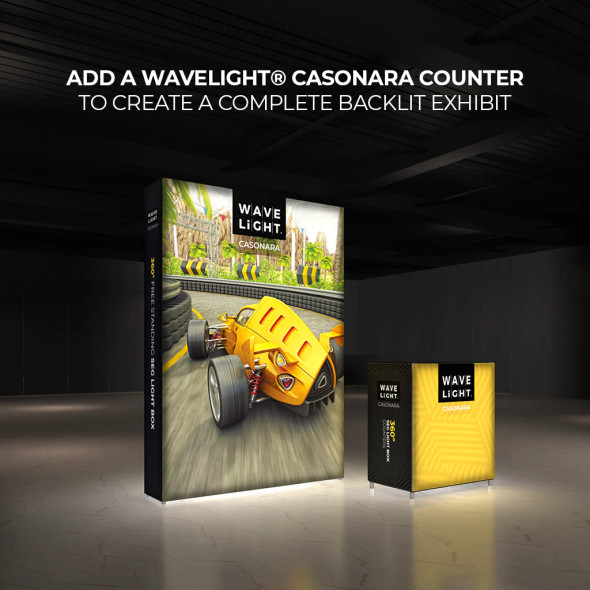 6ft WaveLite Casonara SEG LightBox, Frame Hardware Only