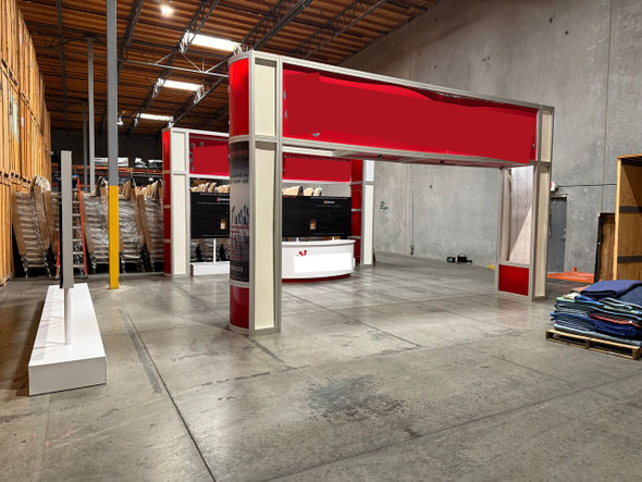 Stunning 20  X 20 Custom Booth