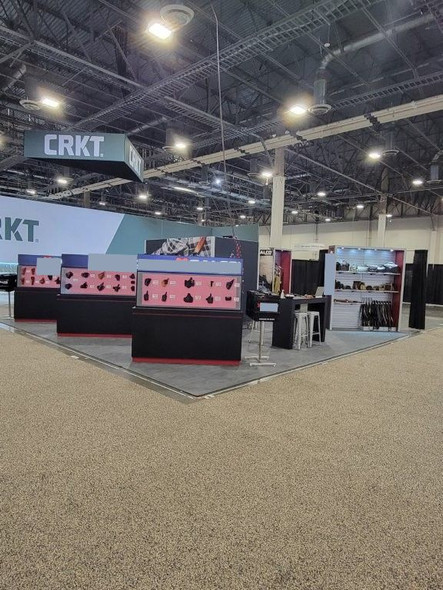 Maximum Flexibility booth, 40x40 to 20x20 Many combinations