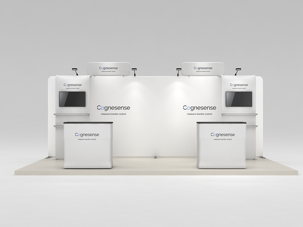 Never used custom 10’ x 20’ inline trade show booth