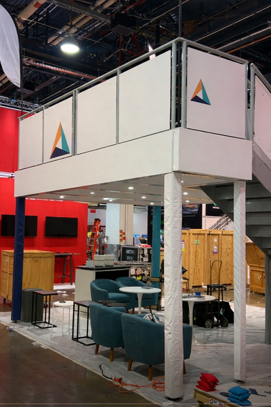 Amazing Double Deck/Two Story Booth for sale