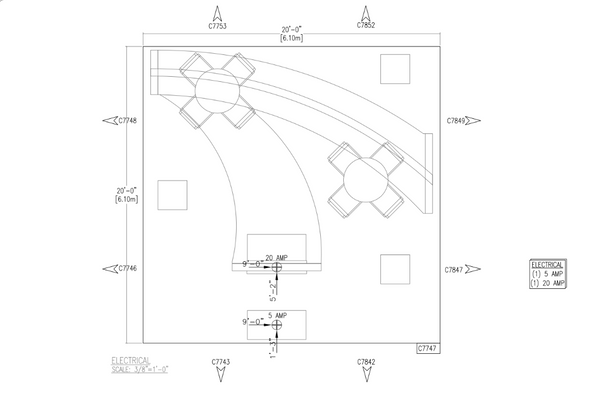 Premium 20x20 Hardwall Panel Island Booth