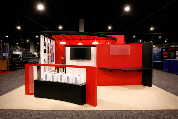 Premium 20x20 Island Trade Show Booth