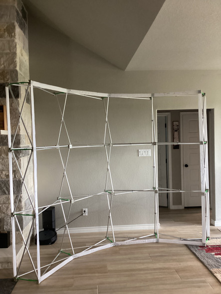 Complete booth display- with small table and carrying case