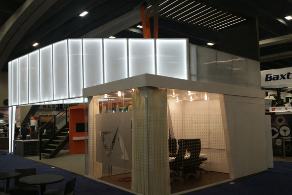 Large Double Deck Trade show Booth