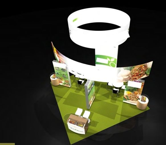 20x20 Island Booth