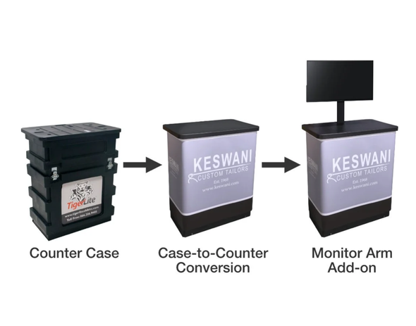 Tiger Presentations Trade Show Counter & Shipping Case