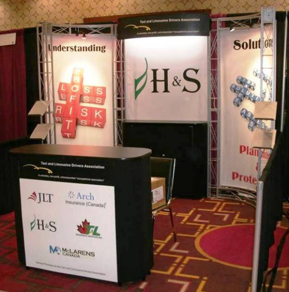 H & S 10' x 10' Linear Booth