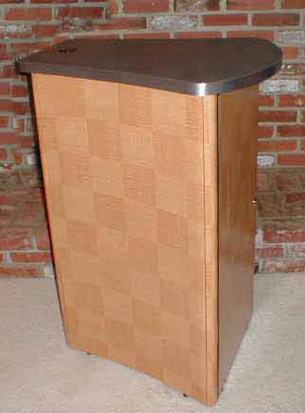 Laminate podium wood color sturdy Tigermark