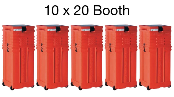 Nomadic 10 x 20 booth, high quality portable