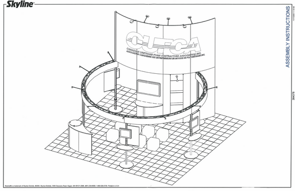 Fully Modular Trade Show Booth scales from 10' x 10' to 20' x 20'