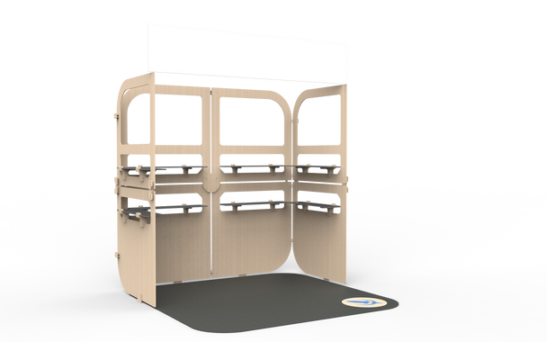 QTY 12. 5x5 Trade Show Booth Customizable Panels 