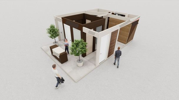 20'x30' Custom-made booth 