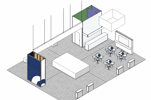 New Large Modern Booth For Sale