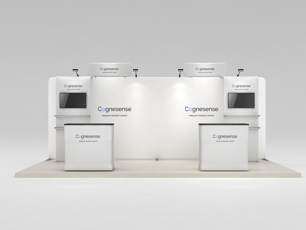 Never used custom 10’ x 20’ inline trade show booth