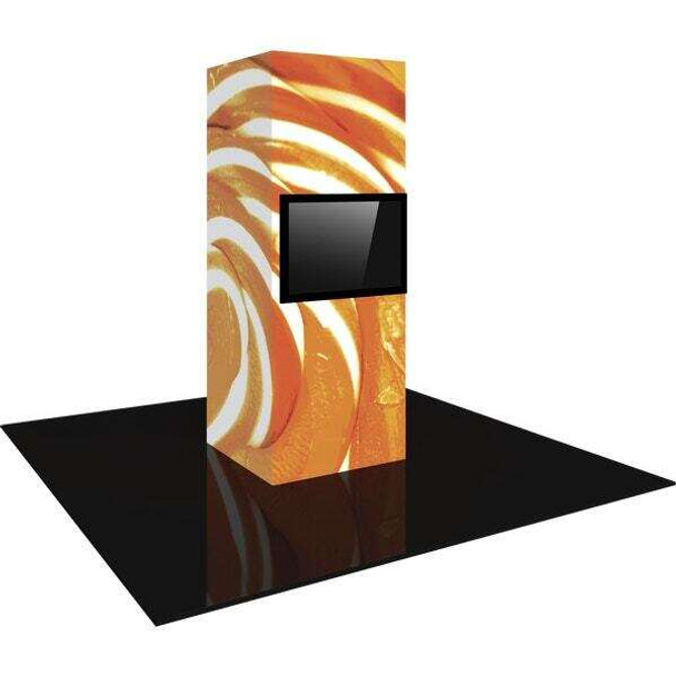 Vector Frame Modular Backlit Monitor Tower 01 (3' x 8')