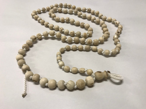 Deluxe Tulasi Japa Mala Beads, Large, Smooth, Round