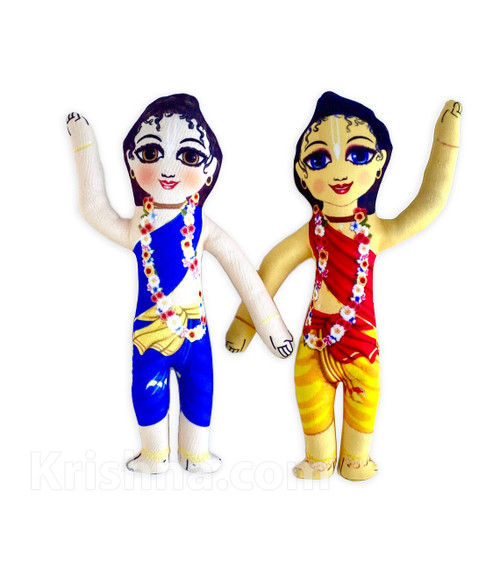 Gaura Nitai Doll Set, 7”