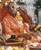 Srila Prabhupada Photo, With a Cookie, 16" x 20"