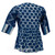 Blue Batik Combination Blouse
