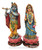 Radha Krishna Figurine Set, 12"