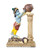 Damodar Krishna with Pillar Figurine, 9"