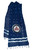 Sri Radha Raw Cotton Scarf, Blue