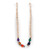 Medium Tulasi Neck Beads, Rainbow & Silver