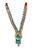 Crystal Garland Deity Necklace, 2.25"