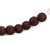 Carved Dark Wood Round Counter Beads, Large