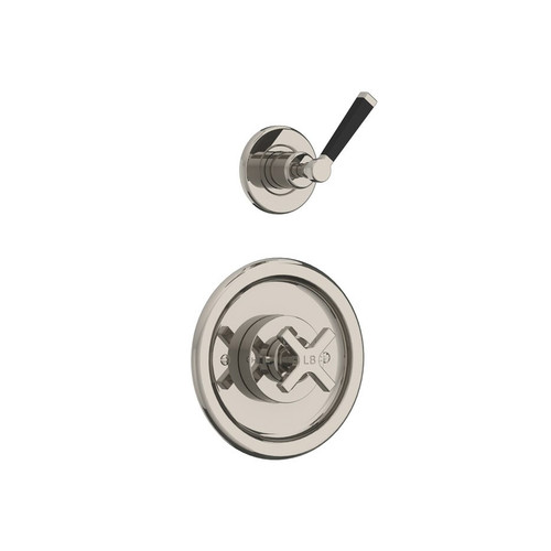 Lefroy Brooks Mackintosh black Archipelago thermostatic valve & flow control Lefroy Brooks Mackintosh black Archipelago thermostatic valve & flow control