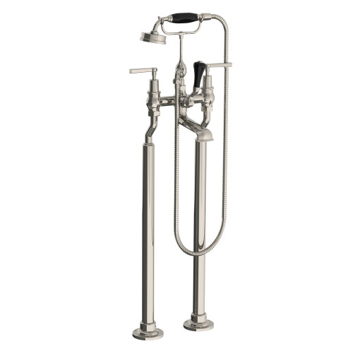 Lefroy Brooks Mackintosh bath shower mixer with metal levers & standpipes