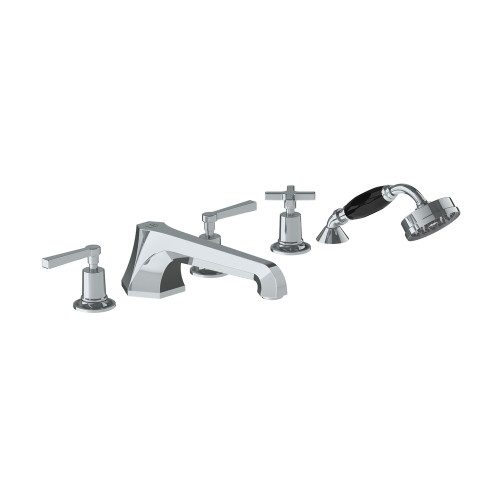 Lefroy Brooks Mackintosh lever five hole bath set with diverter & pull out hand shower Lefroy Brooks Mackintosh lever five hole bath set with diverter & pull out hand shower