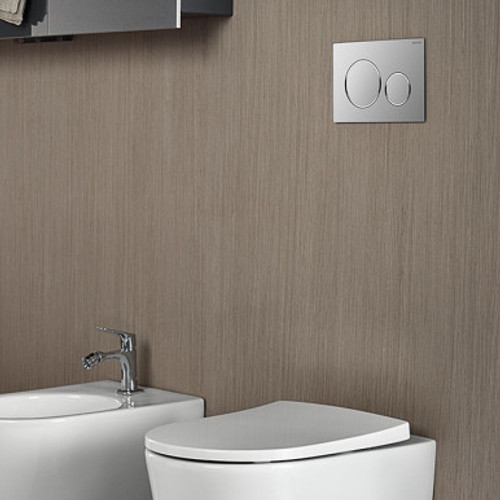 Geberit Sigma 12cm Concealed Dual Flush Cistern with Geberit Sigma 20 - Matt Chrome Flush Plate Geberit Sigma 12cm Concealed Dual Flush Cistern with Geberit Sigma 20 - Matt Chrome Flush Plate