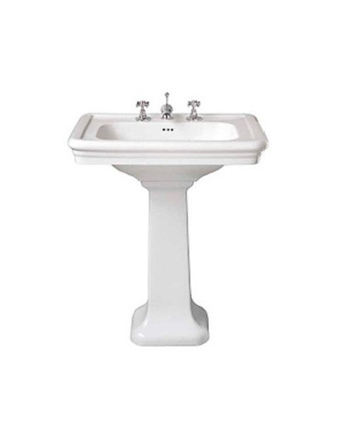 Etoile 60cm 3-taphole basin and pedestal Etoile 60cm 3-taphole basin and pedestal
